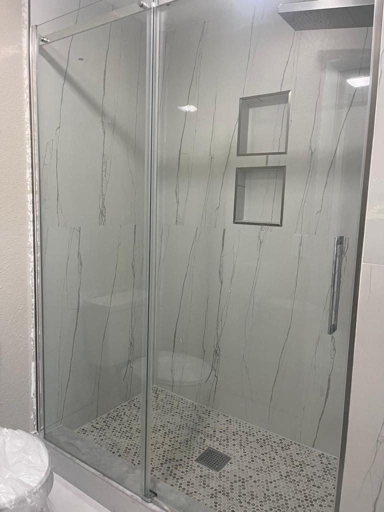 Shower Door F2 MIAMI 8 Chrome