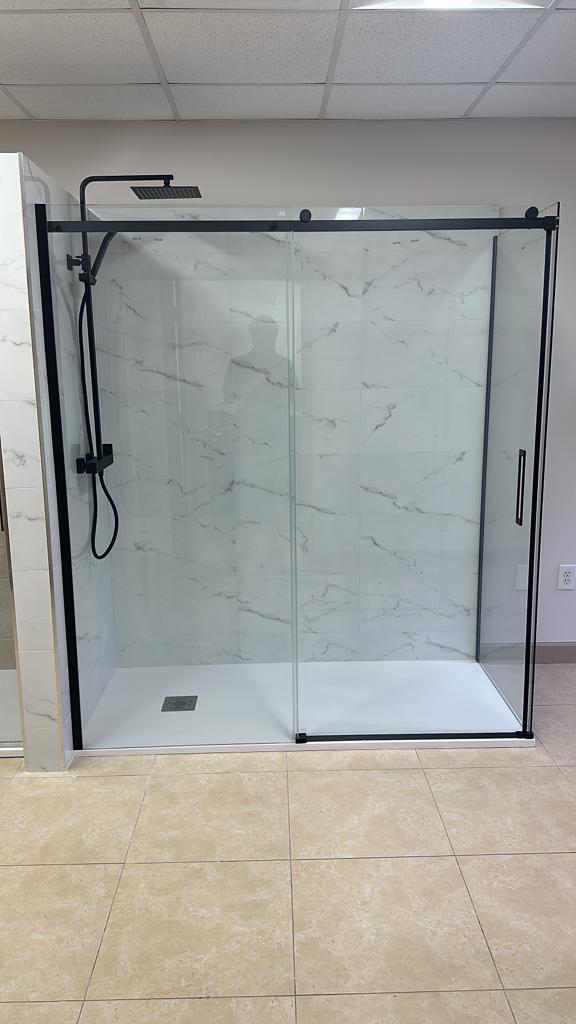 Shower Door Lateral Fix MIAMI 8 Black